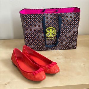 Tory Burch Marion Samba Quilted Leather Flats